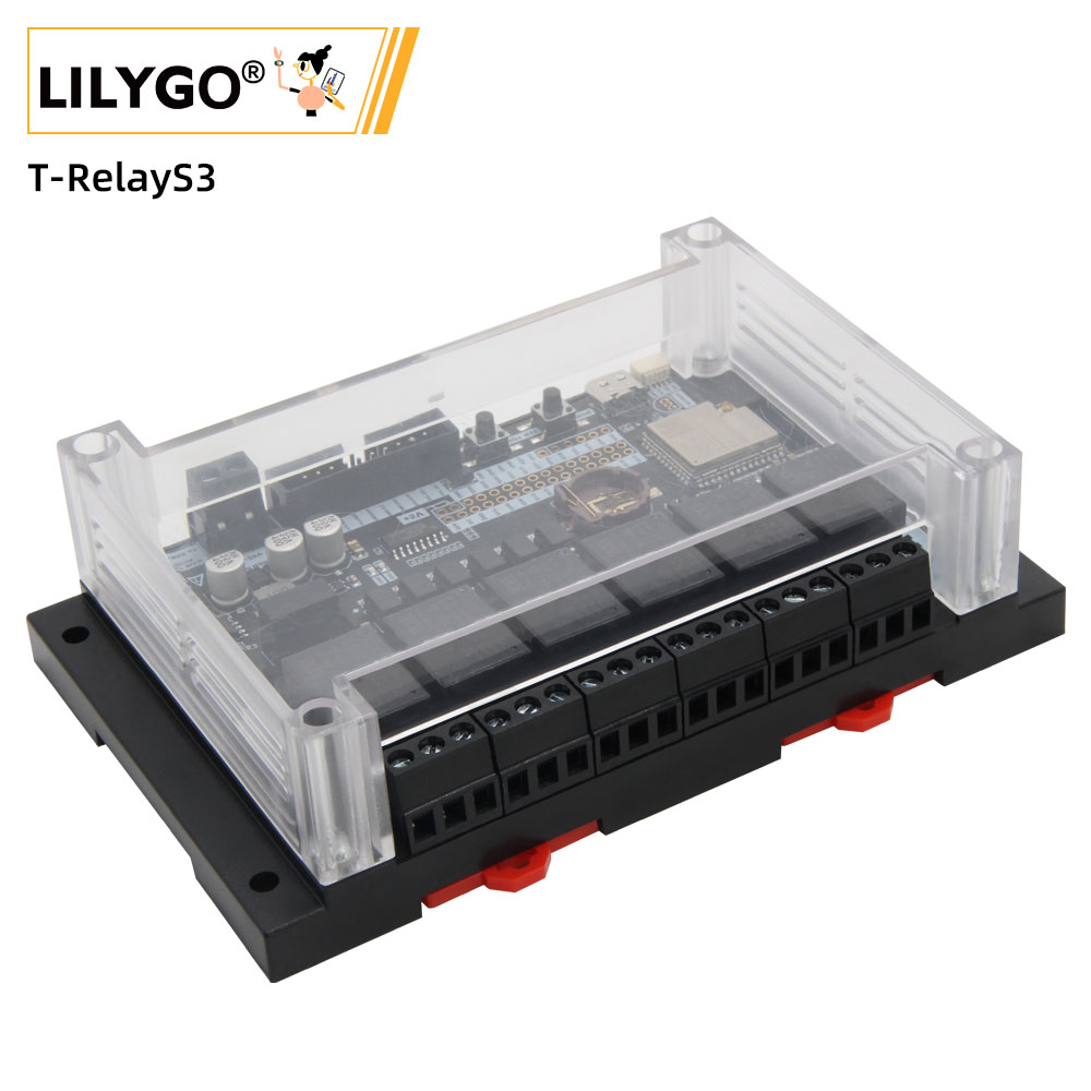 Espressif Esp32 - LILYGO® T-RelayS3 ESP32-S3双方向リレー開発ボードESP32-S3-WROOM-1UワイヤレスモジュールWifi拡張可能LCDディスプレイ