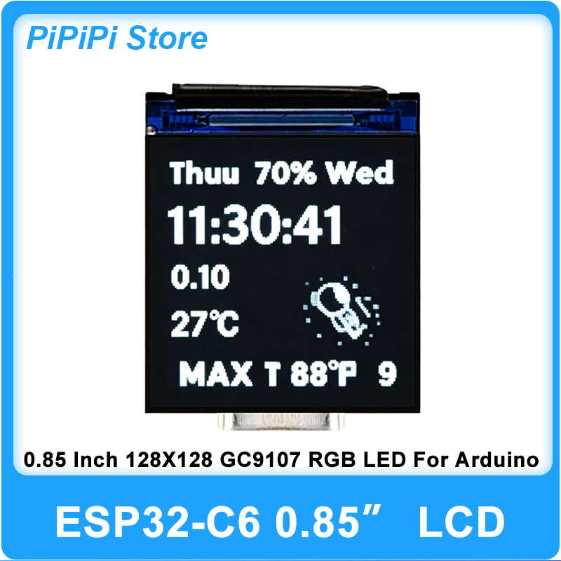 Esp32 C6 - ESP32 C6 0.85インチ 128X128 IPSスクリーン開発ボード RISC