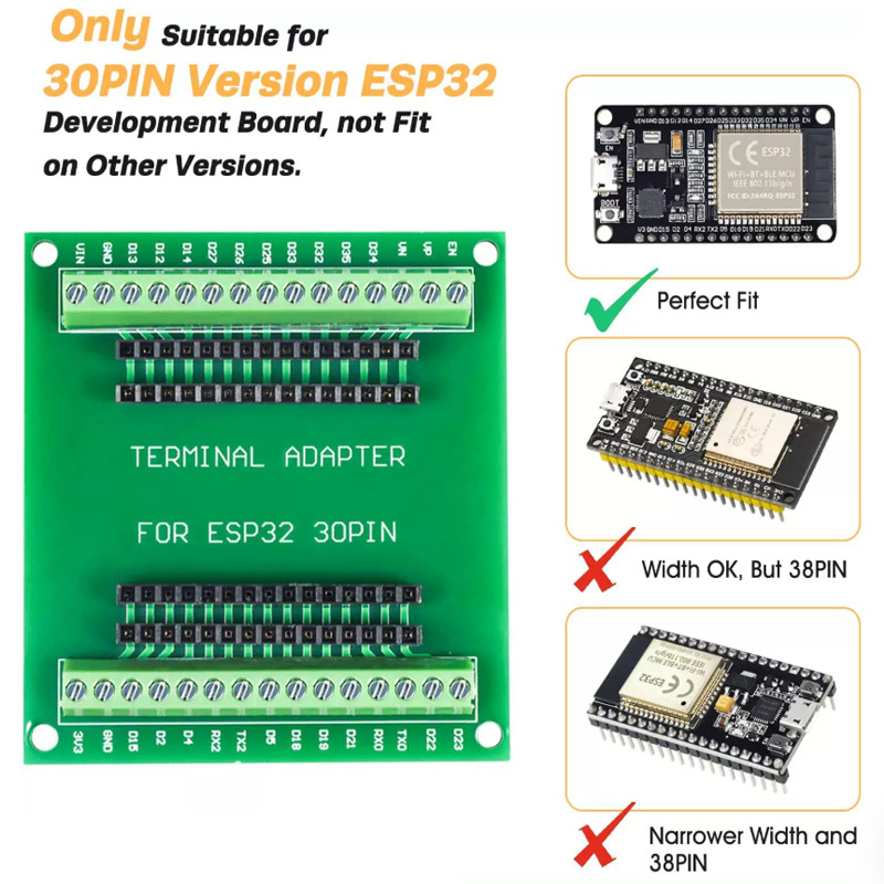 Esp32 Wifi Bluetooth Module - ESP32開発ボード NodeMCU-32S ESP32-32D 32U 30ピン Wi-Fi対応