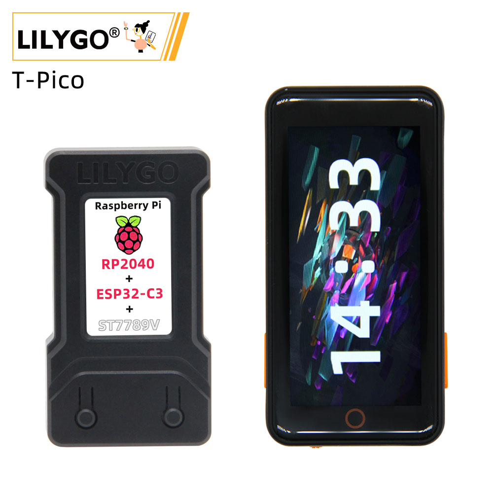 Esp32 C3 - LILYGO® T-PicoC3 Picopro-ディスプレイモジュール,1.14インチ,ESP32-C3 rp2040,開発ボード,Bluetooth ESP32-C6,2.33インチタッチスクリーン
