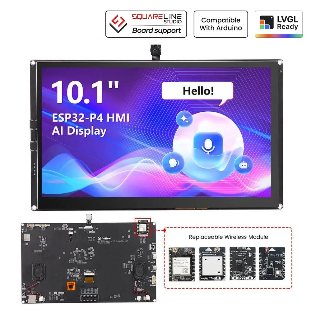 Esp32 P4 - Elecrow CrowPanel Advanced 10.1インチ ESP32-P4 HMI