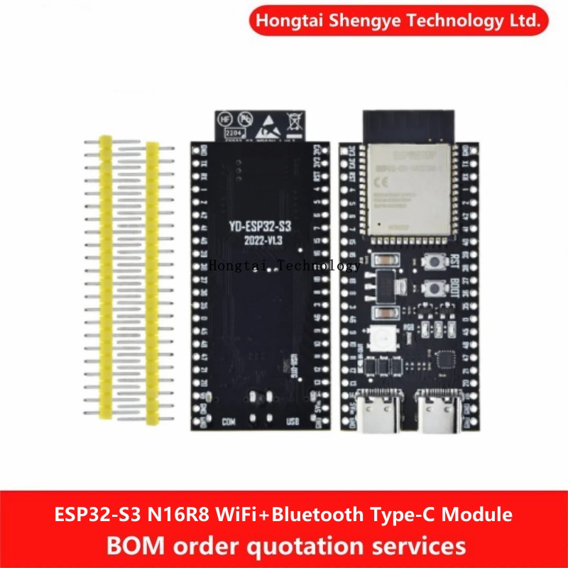 Esp32 P4 - デュアル開発ボードモジュール,開発ボードモジュール,ESP32-S3, DevKitC-1,n16r8,wifi,bluetooth,iot