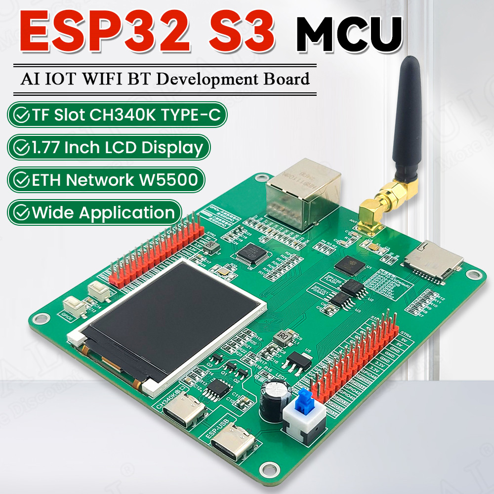 ESP32-S3 開発ボード 1.77 インチ LCD ディ - Esp32 Devkit のレビューと価格