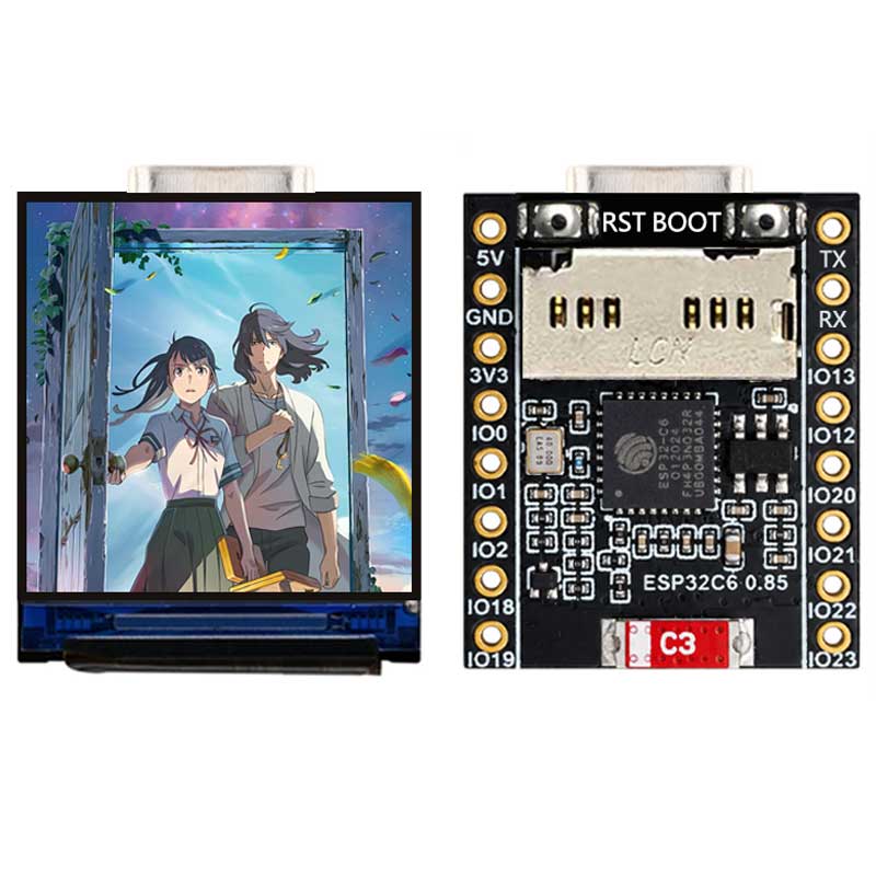 ESP32 C6 0.85インチ 128X128 IPSスク - Esp32 C6 のレビューと価格