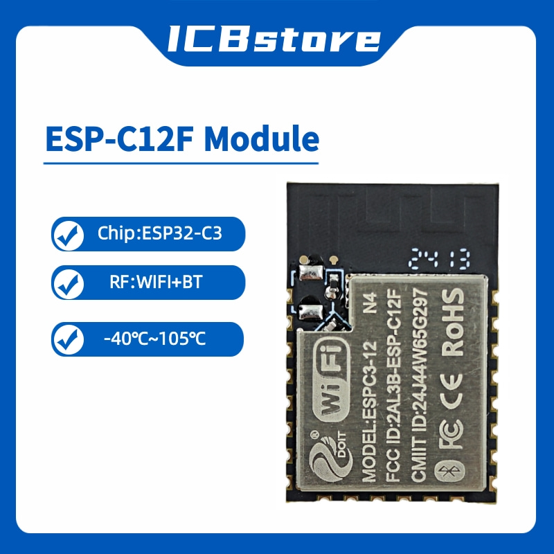 ESP32-C3 シリーズ モジュール ESP-C12F シ - Esp32 C3 のレビューと価格