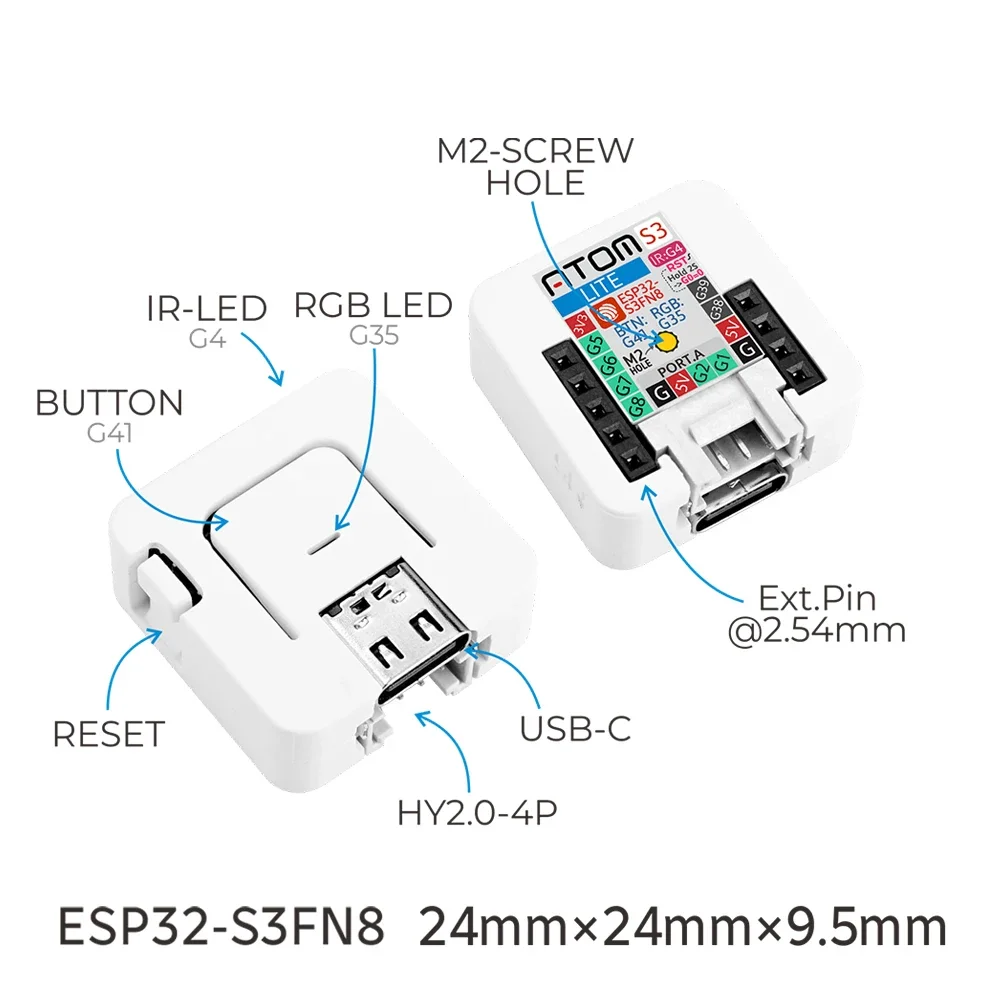 M5Stack AtomS3-Lite ESP32-S3 開 - Esp32 S3 のレビューと価格