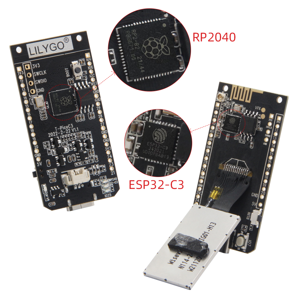LILYGO® T-PicoC3 Picopro-ディスプレ - Esp32 C3 のレビューと価格