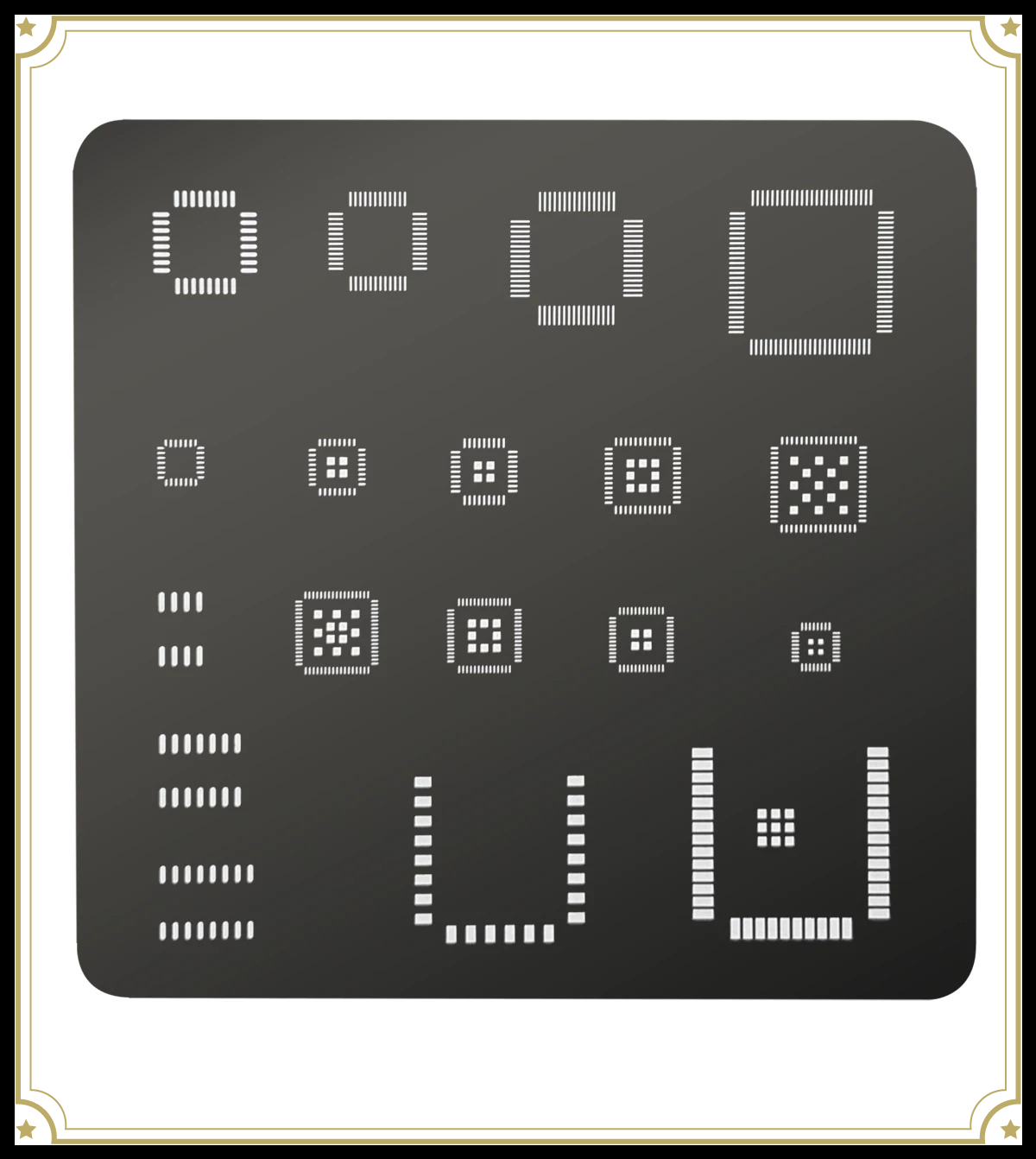 ユニバーサルICステンシル QFP QFN SOP BGA  - Esp32 のレビューと価格