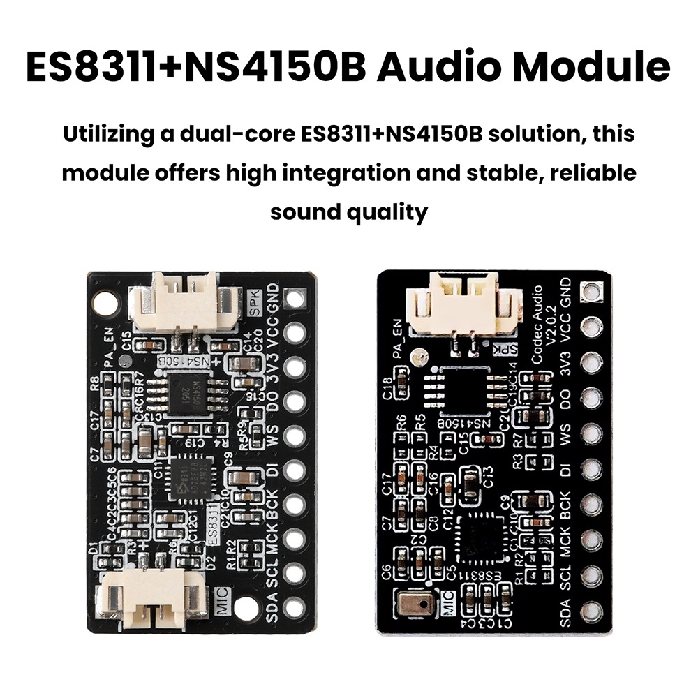 ES8311+NS4150B デジタルオーディオアンプボード - Espressif Esp32 のレビューと価格