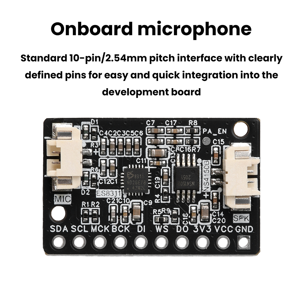 ES8311+NS4150B デジタルオーディオアンプボード - Espressif Esp32 のレビューと価格